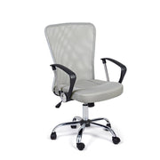Sedia Ufficio in Tessuto Blu Moderna con Ruote - SERAPHIC