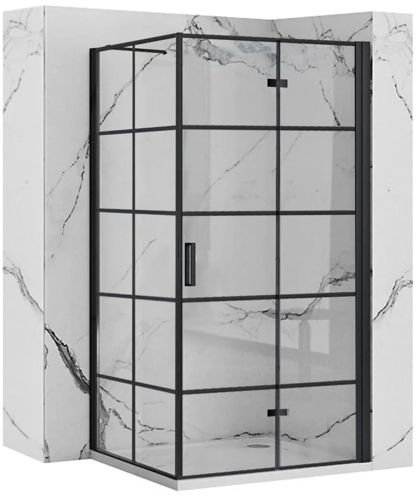 Cabina Doccia Rea Molier Black 100x90