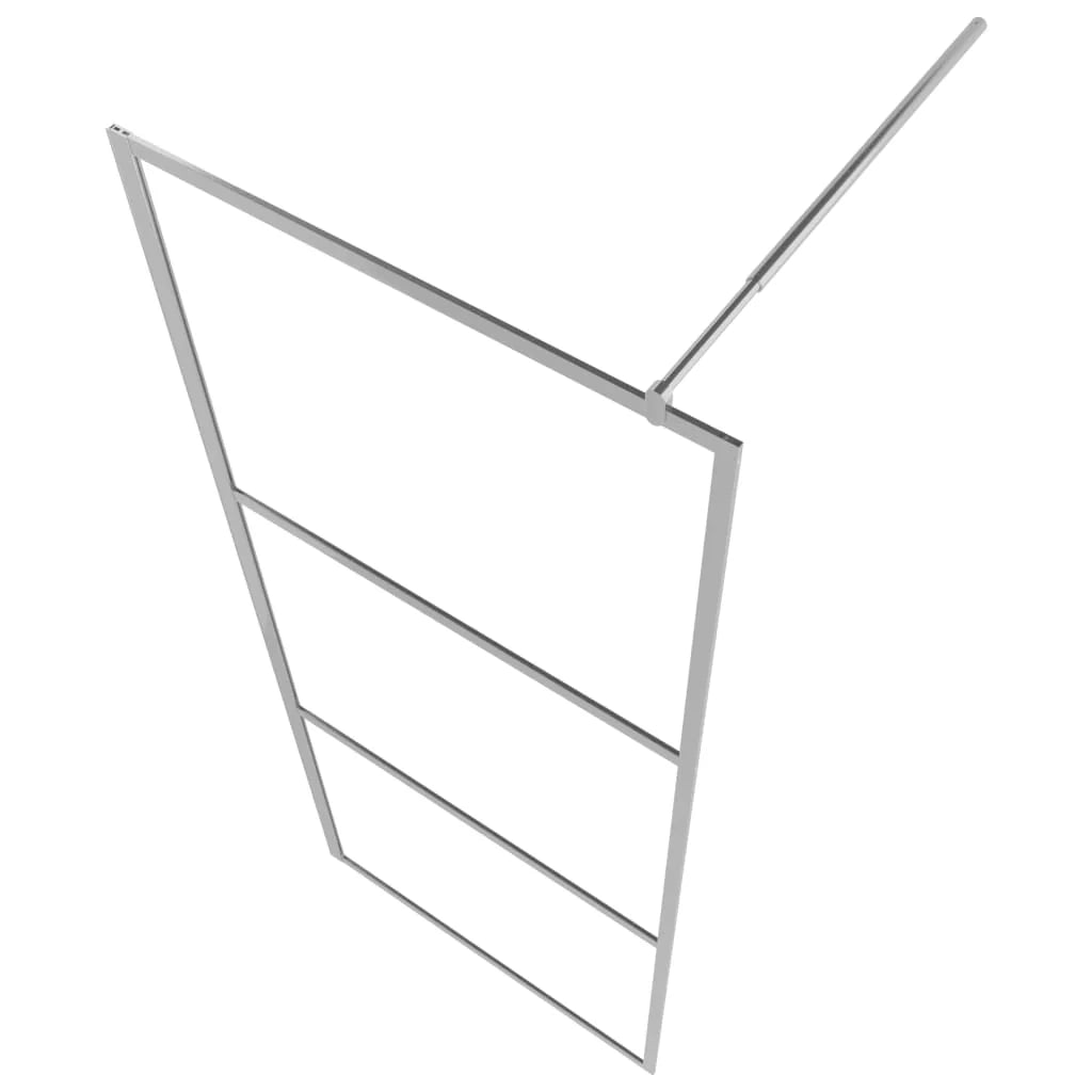 Box doccia walk-in box doccia parete divisoria per doccia bagno interni casa vetro ESG 90x195 cm 5 mm satinato 02_0002123