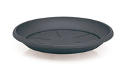 Piatto Sottovaso Similcotto Diametro 20 Cm Antracite Set 2 Pezzi - Arca
