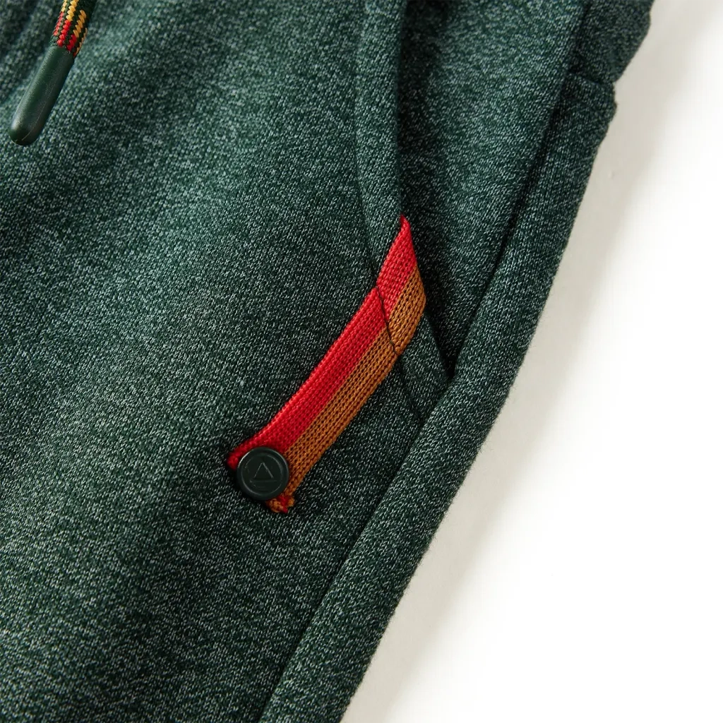 Pantaloni Tuta per Bambini Verde Scuro 92 12914