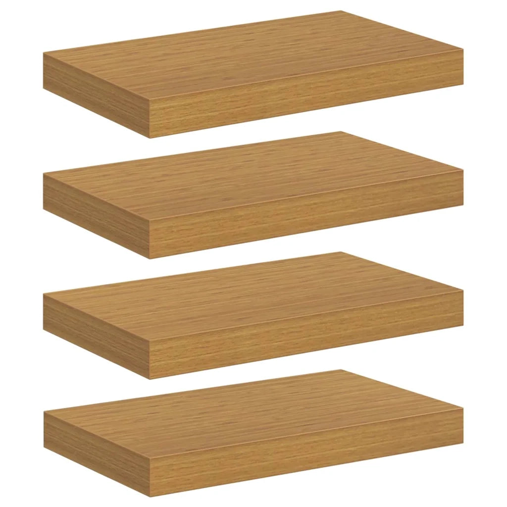 Scaffale da parete 4 pcs Beige 40 x 23,5 x 4 cm 42019985