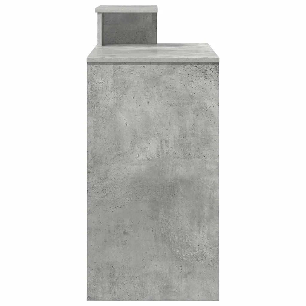 Scrivania Grigio cemento 106 x 41 x 88.5 cm Legno multistrato 869469