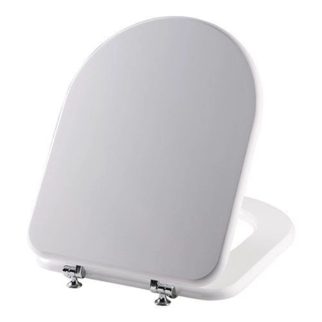 Sedile Copriwater Per Vaso Compatibile Square Bianco Lucido - Seba