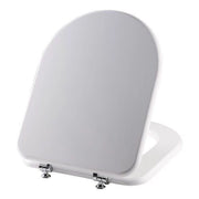 Sedile Copriwater Per Vaso Compatibile Square Bianco Lucido - Seba