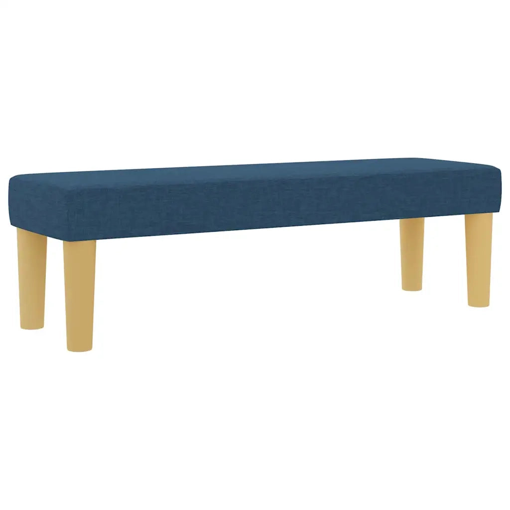 Letto a molle con materasso Blu 200 x 200 cm Tessuto 3344330