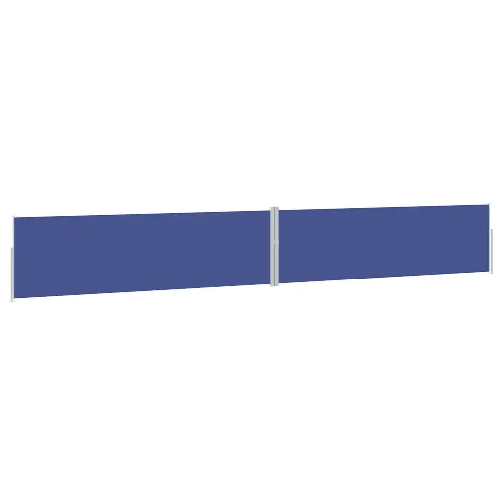 Tenda Laterale Retrattile per Patio 170x1200 cm Blu 313397