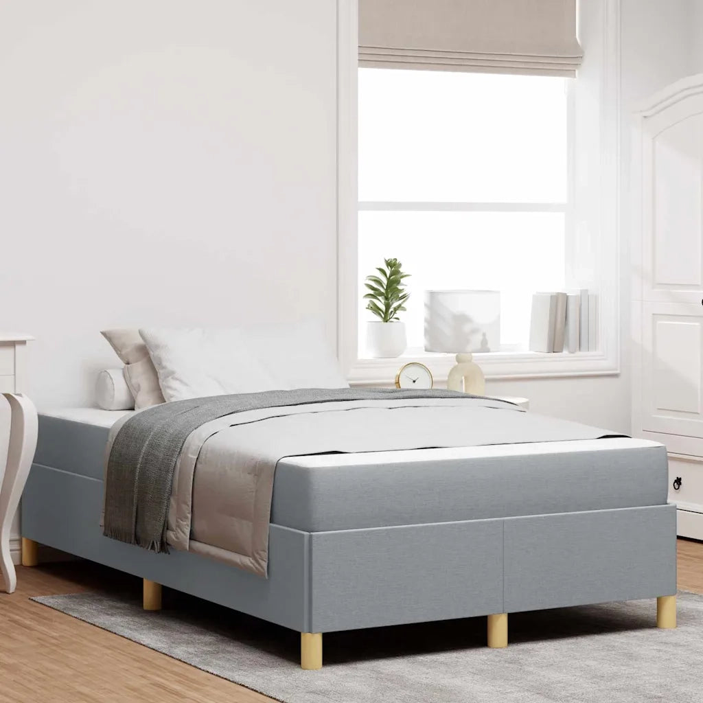 Struttura del letto Grigio chiaro 120 x 200 cm Tessuto 3398927