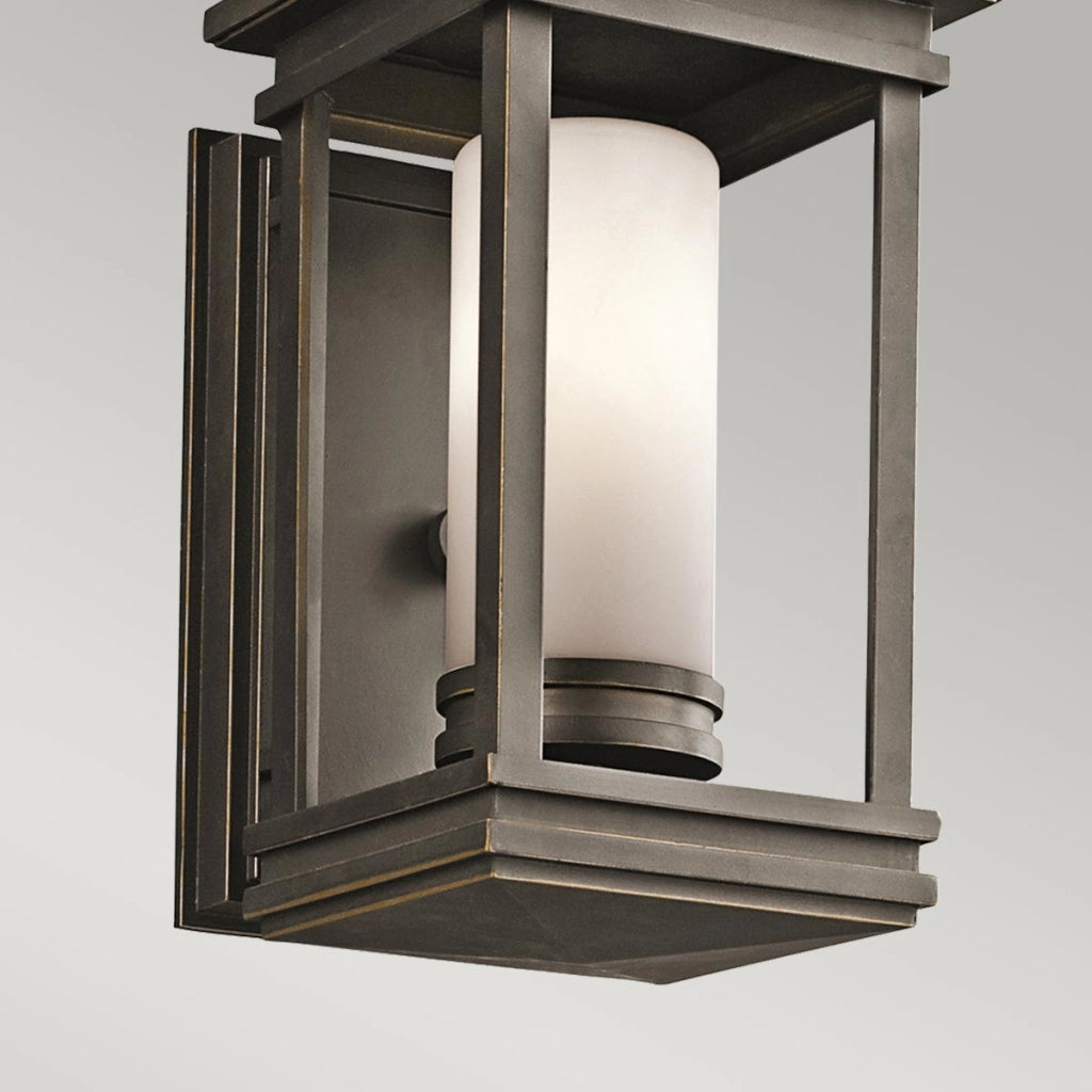 Applique esterna marrone scuro E14 60W South Hope Kichler
