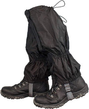 Gamaschi per escursione, 1 coppia, impermeabili, dotati di chiusura a cerniera e cinturino per attività all'aperto come escursioni, arrampicate e sci alpinismo, 40*26cm, Nero