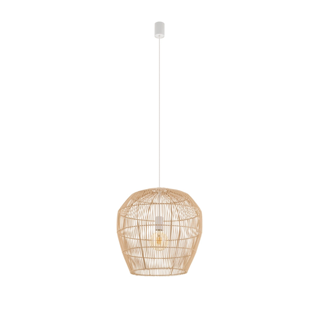 Lampada a sospensione bambù HAITI S E27 25W Nowodvorski