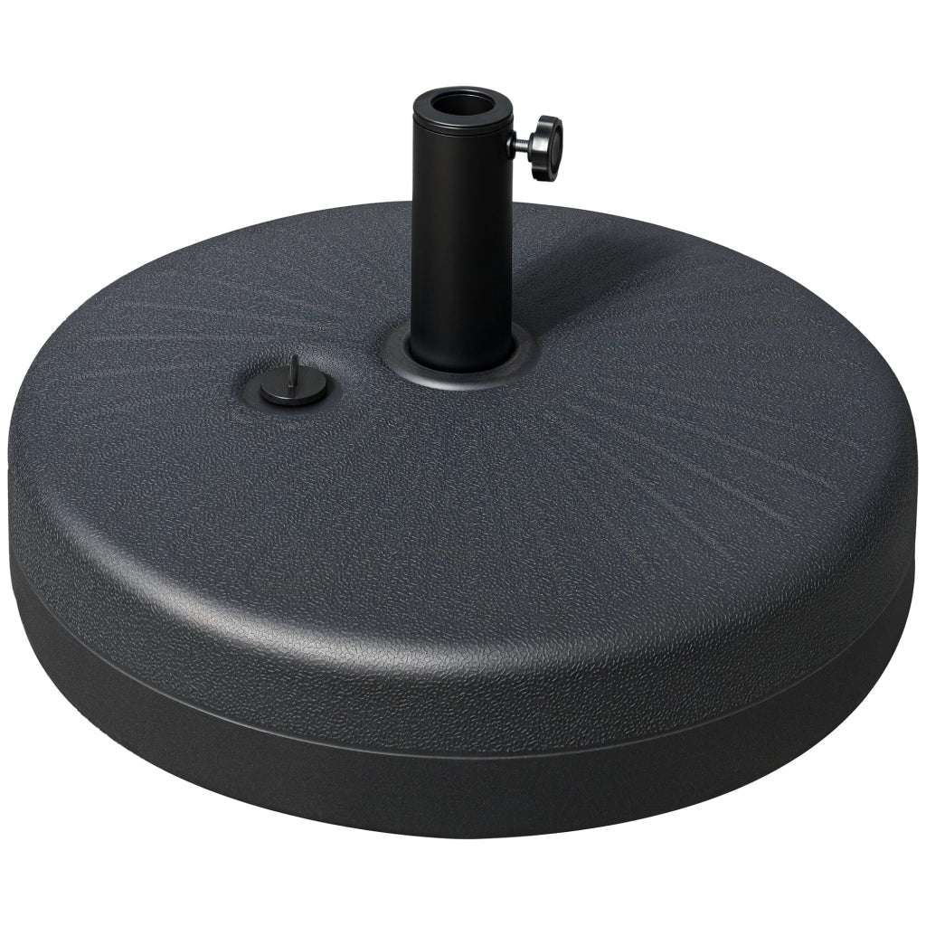 Base per Ombrellone da Giardino ¨C Minimal ¨C Nero ?51x30,5 cm 22 kg