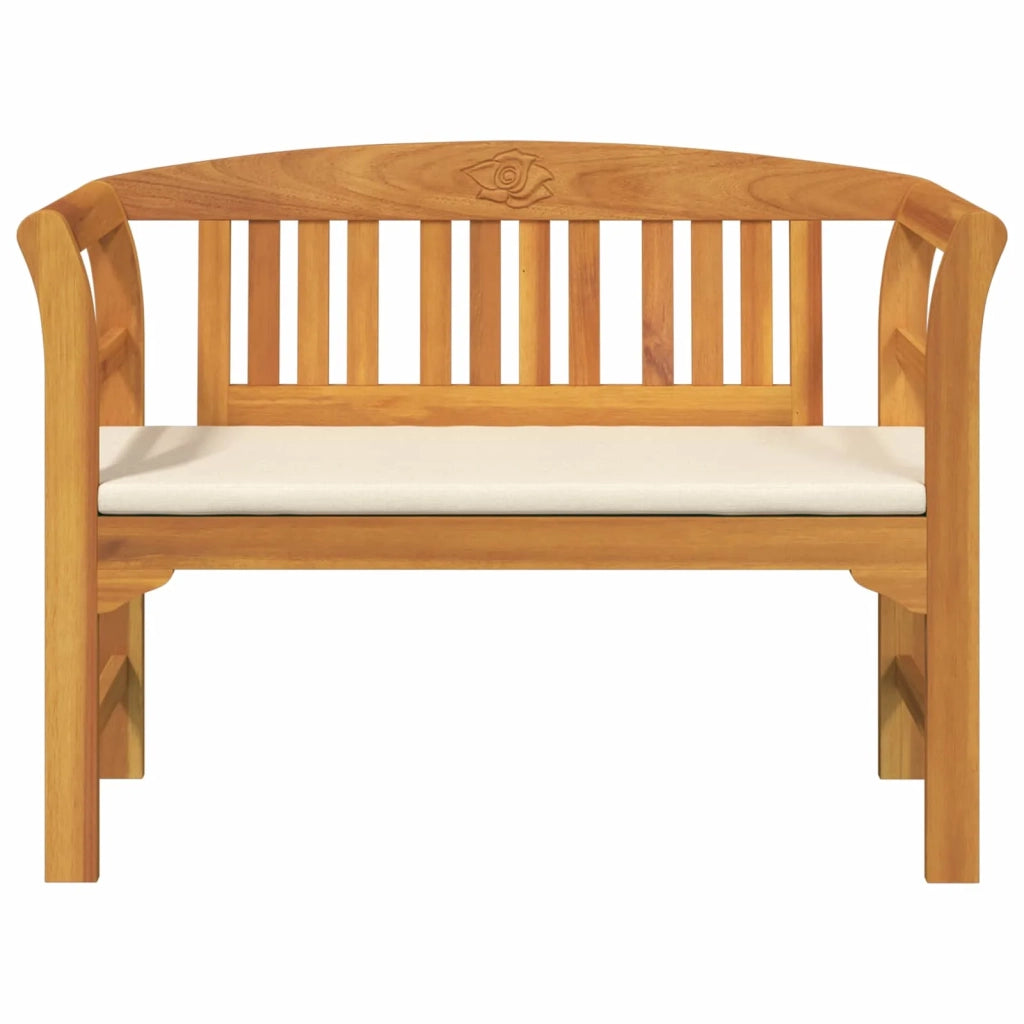 Panchina Rosa con cuscino Naturale 114 x 46 x 82,5 cm