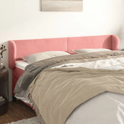 Testiera ad Orecchio Rosa 183x23x78/88 cm in Velluto 3116929