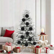 Set di Palline di Natale XL 9 pcs Nero Plastica 42018858