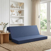 Divano Letto Pieghevole 180 x 67 x 45 cm Blu 900249