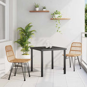 Set da Pranzo per Giardino 3 pcs Marrone 3379191