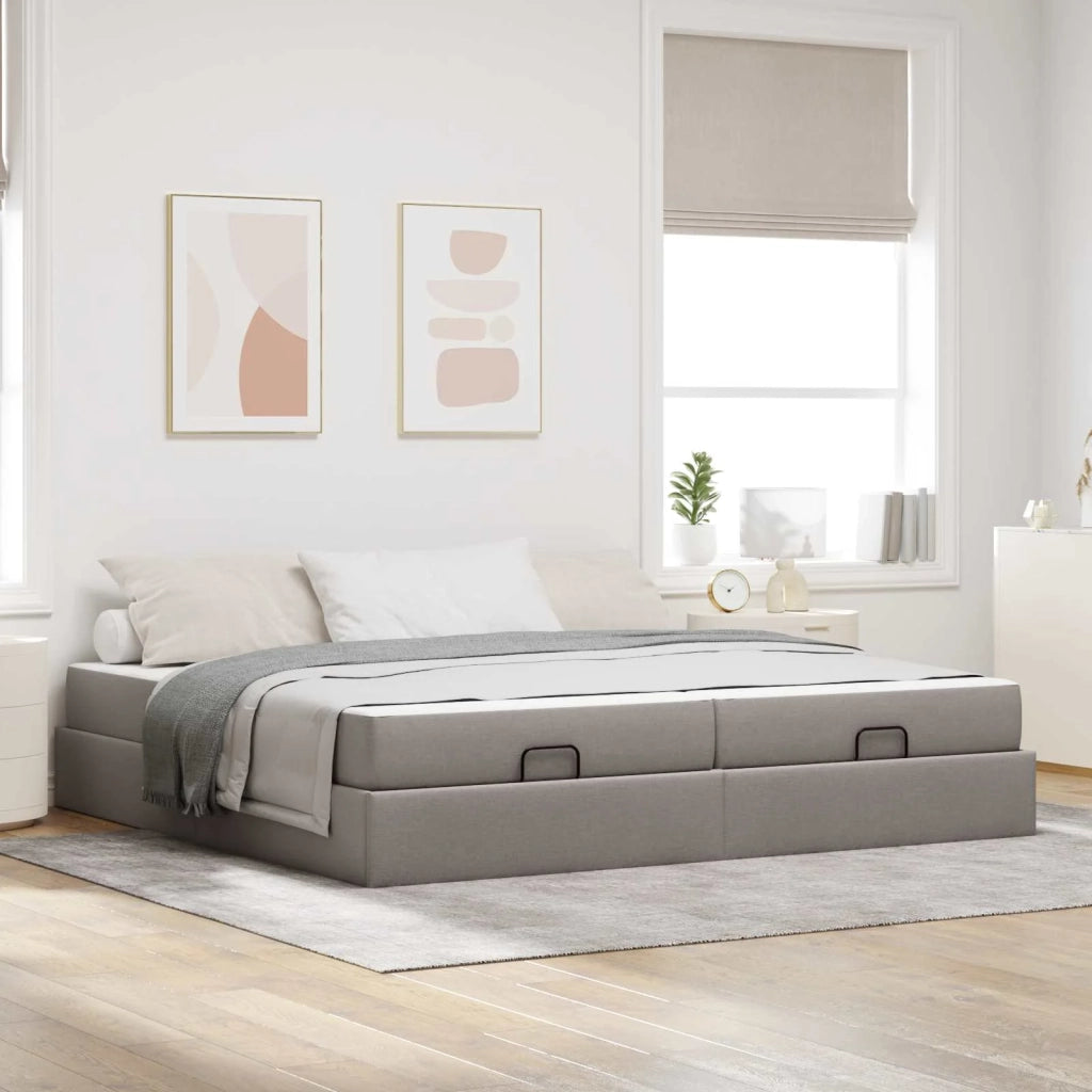 Struttura letto con materasso con materasso 2 pcs Talpa Tessuto 3399519