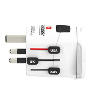 Adattatore da viaggio Pro World prese universali Bianco Skross