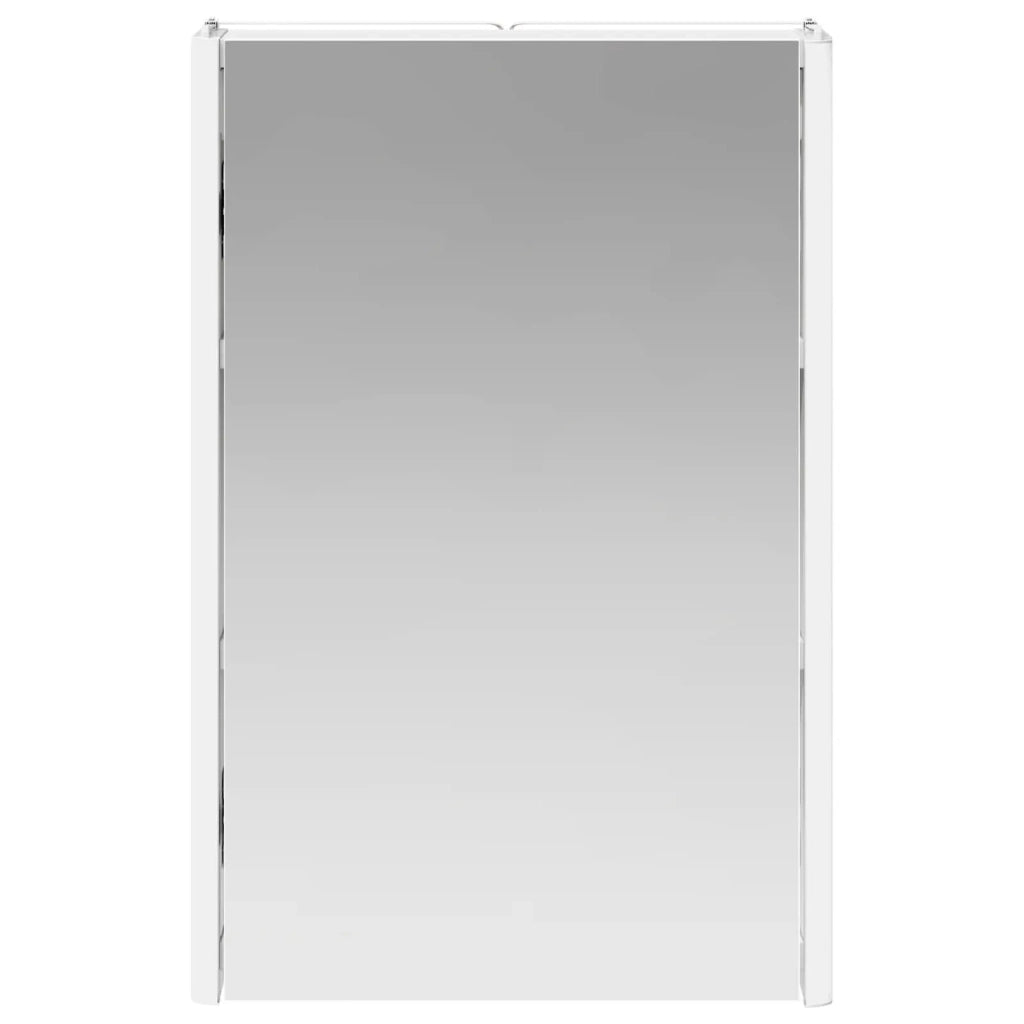 Mobiletto per specchio da bagno Bianco 33 x 11,5 x 50 cm 889215