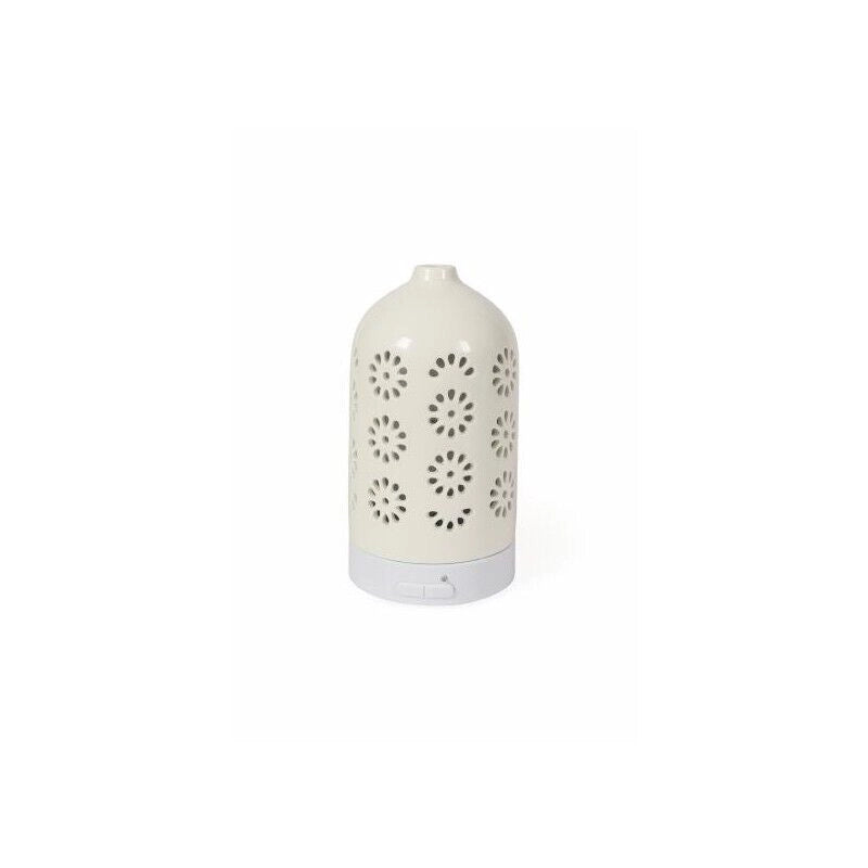 UMIDIFICATORE CON DIFFUSORE ESSENZE CERAMICA ROMBI