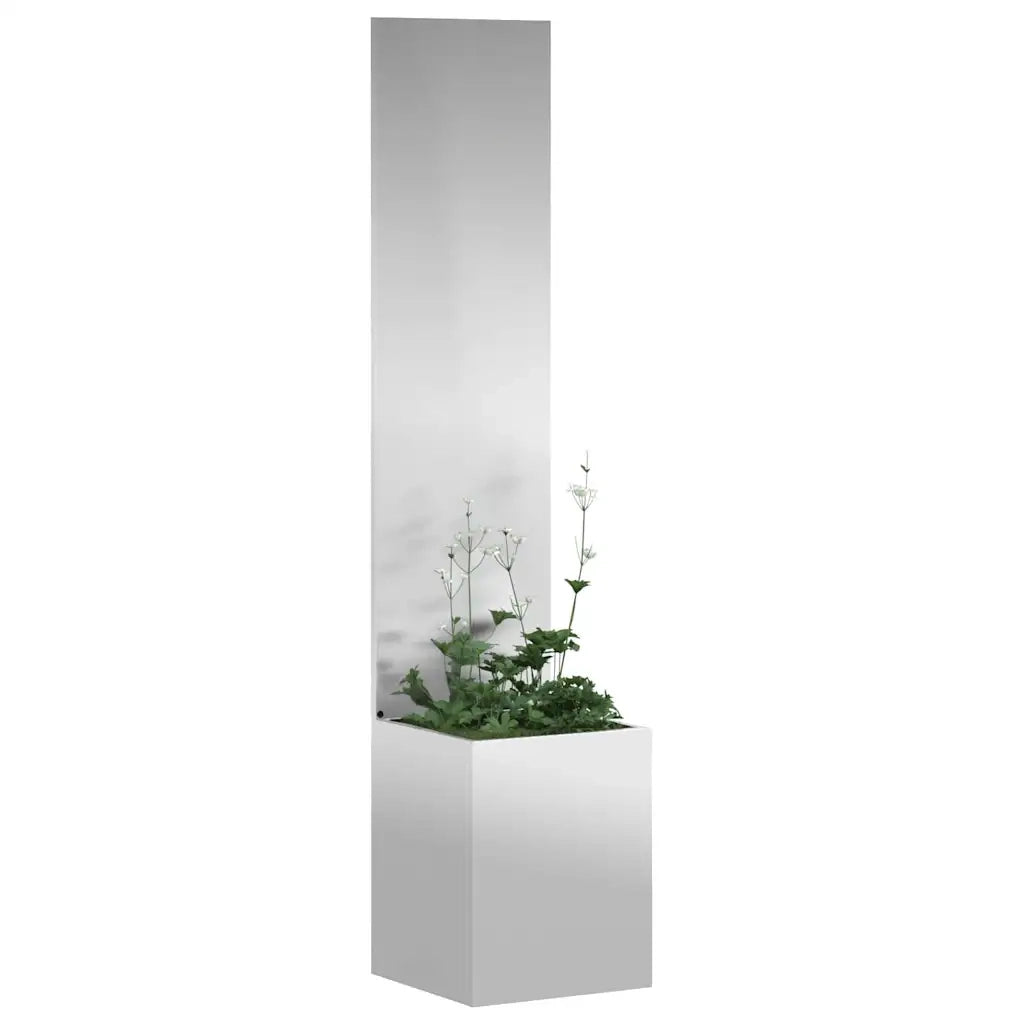 Schermo per privacy in giardino Traforo Argento 32 x 150 cm 876376