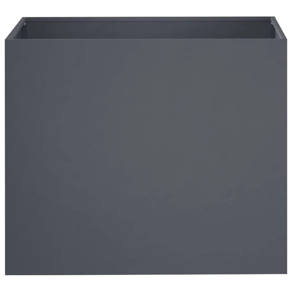 Vaso da giardino 2 pz Antracite 50 x 40 x 50 cm 8005657