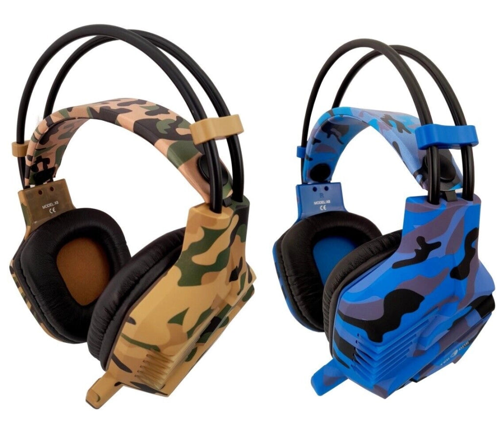 Cuffie Gaming con microfono e luce LED, per PS4 PC XBOX ONE Jack 3.5mm + USB