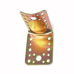 PIASTRA AD ANGOLO PER PALI Ø 80/100 65x80 mm - spessore 2 mm