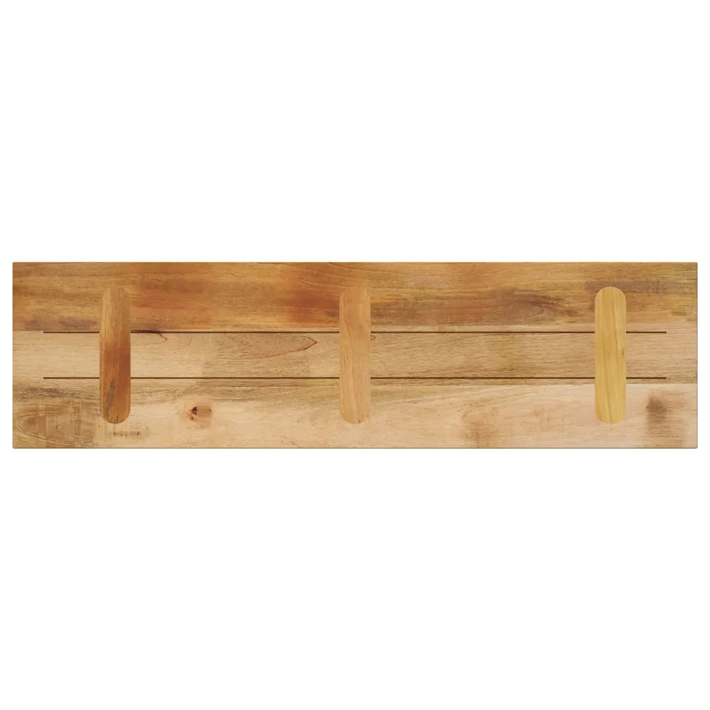 Piano per Tavolo 120x20x2,5 cm Rettangolare Legno Mango Grezzo 371287