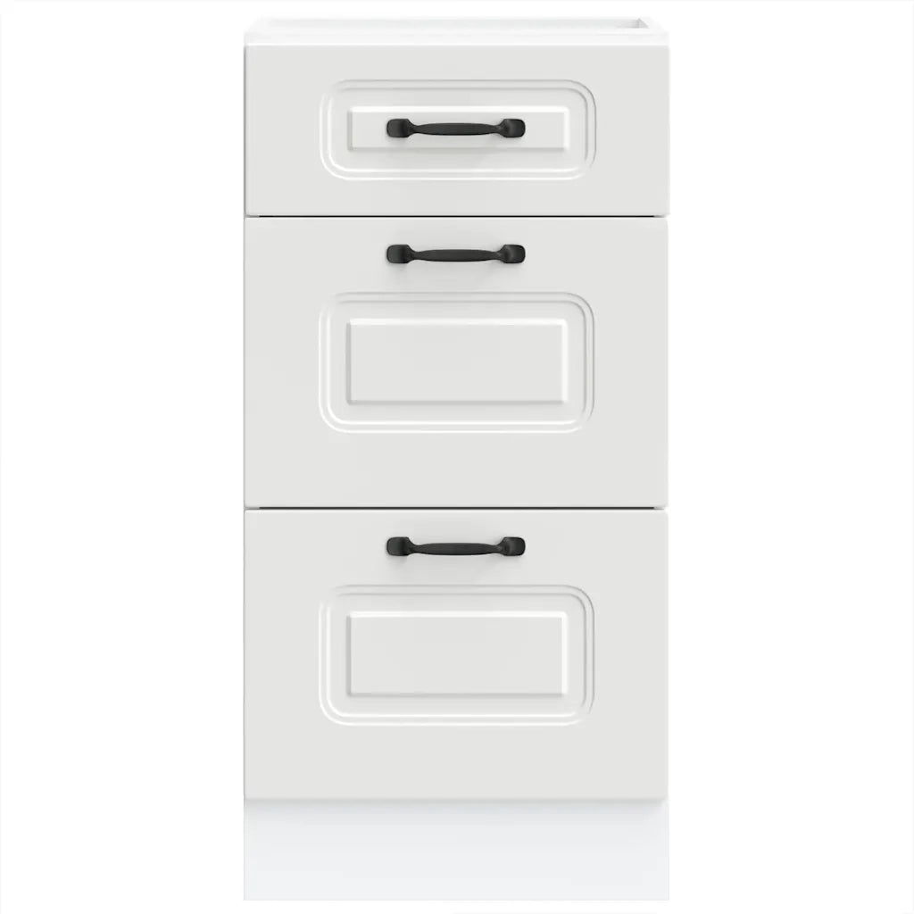 Base da Cucina-Mobile Base da Cucina Kalmar Bianco in Legno Multistrato 290423