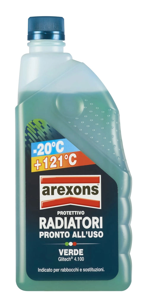 Liquido Radiatori Pronto All Uso Verde Arexons 1 l
