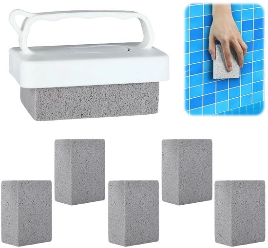 Set di 6 Piume per Piscina Manuale con Manico
