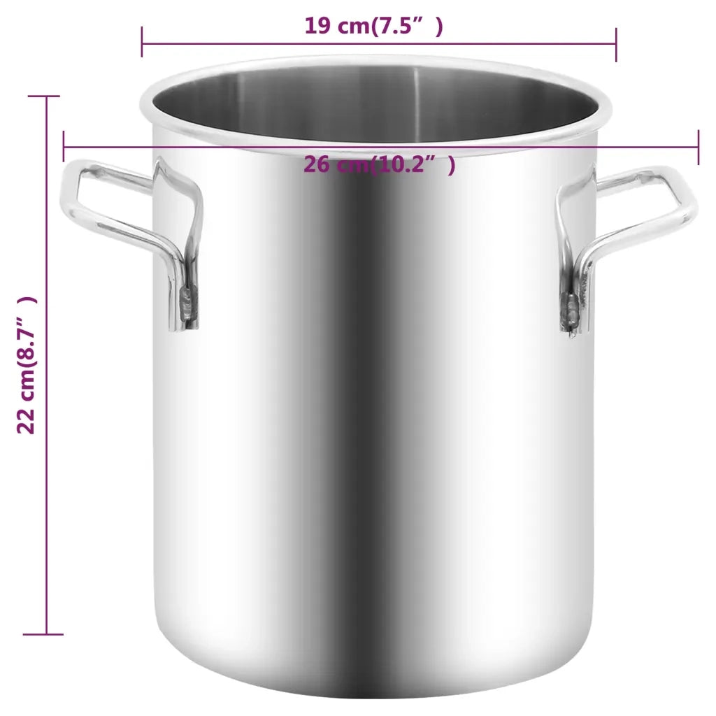 Camera a Vuoto in Acciaio Inox 5,5 L cod mxl 72812