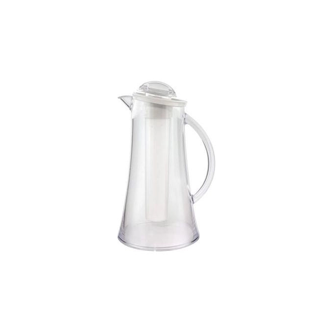 ILSA 2505 Ametiste Caraffa 2 L con Coperchio e Refrigeratore in MS e Polipropilene colore Trasparente