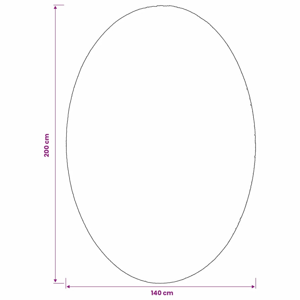 Tappeti per area HUARTE Sabbia 140 x 200 cm 100% Poliestere 4103631