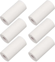 Cartucce di carta termica 20 pezzi - Carta termica A4 - 57x25 mm - Alta leggibilità - Codici a barre chiari - Ideali per stampanti termici