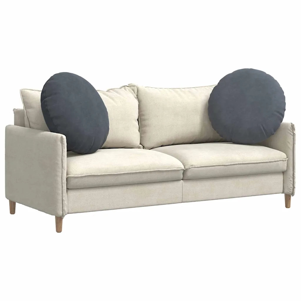 Cuscini per Seduta 2 pcs Grigio scuro Ø 40 x 13 cm Velluto 42014249
