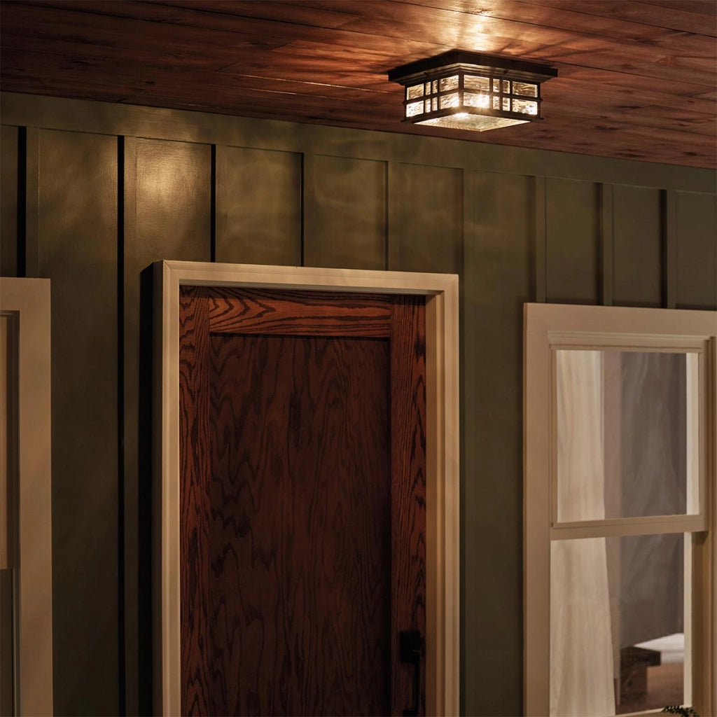 Plafoniera esterna Beacon Square bronzo E27 2x60W Kichler