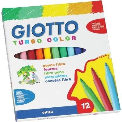 Pennarelli in Astuccio Giotto Turbo Color 12 pezzi