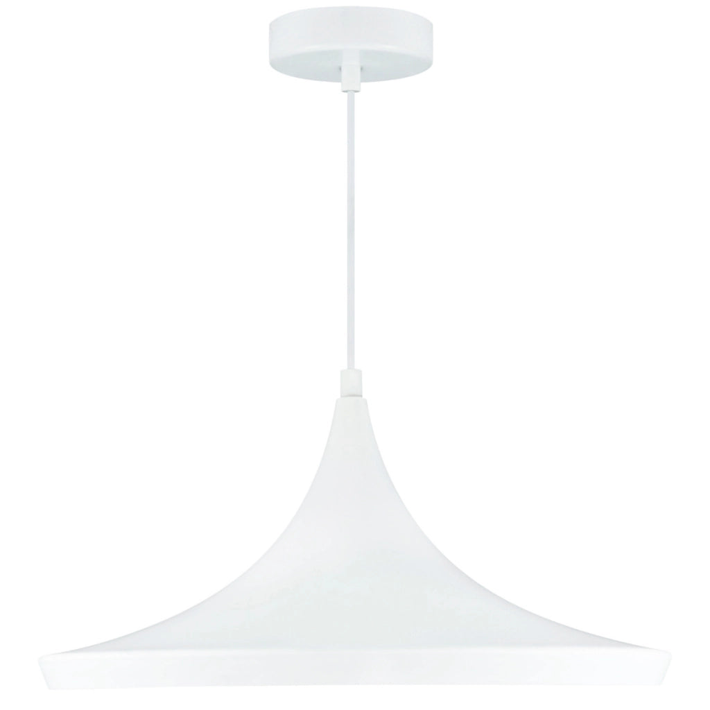 Lampada a sospensione Polux Modern bianco/oro E27 Ø36 cm