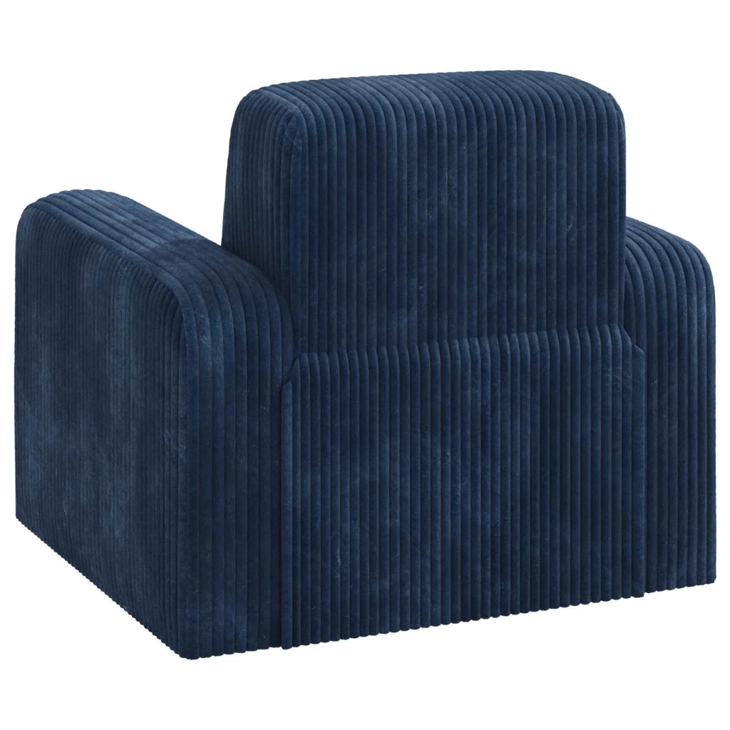 Poltrona Blu navy corduroy 42042444