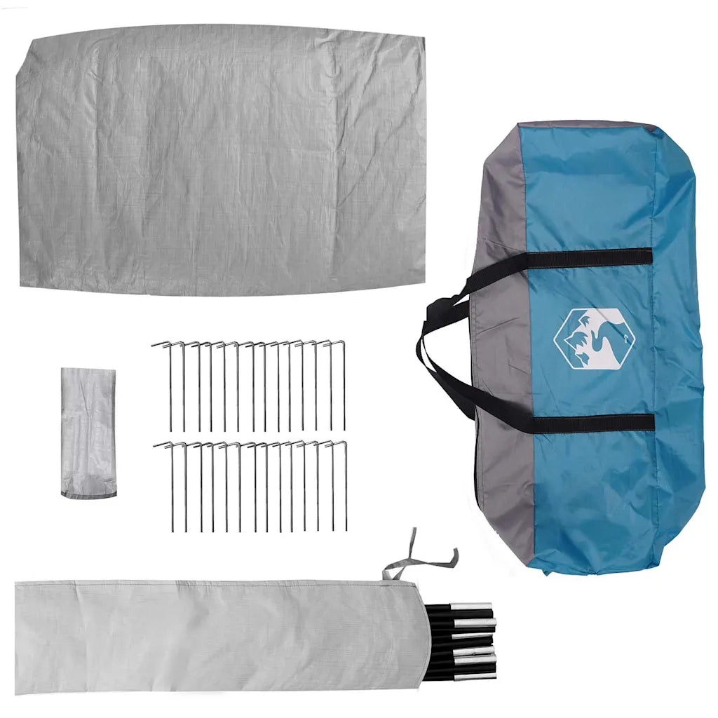 Tenda Tipi con tetto Blu 560 x 560 x 300 cm taffetà 42000982