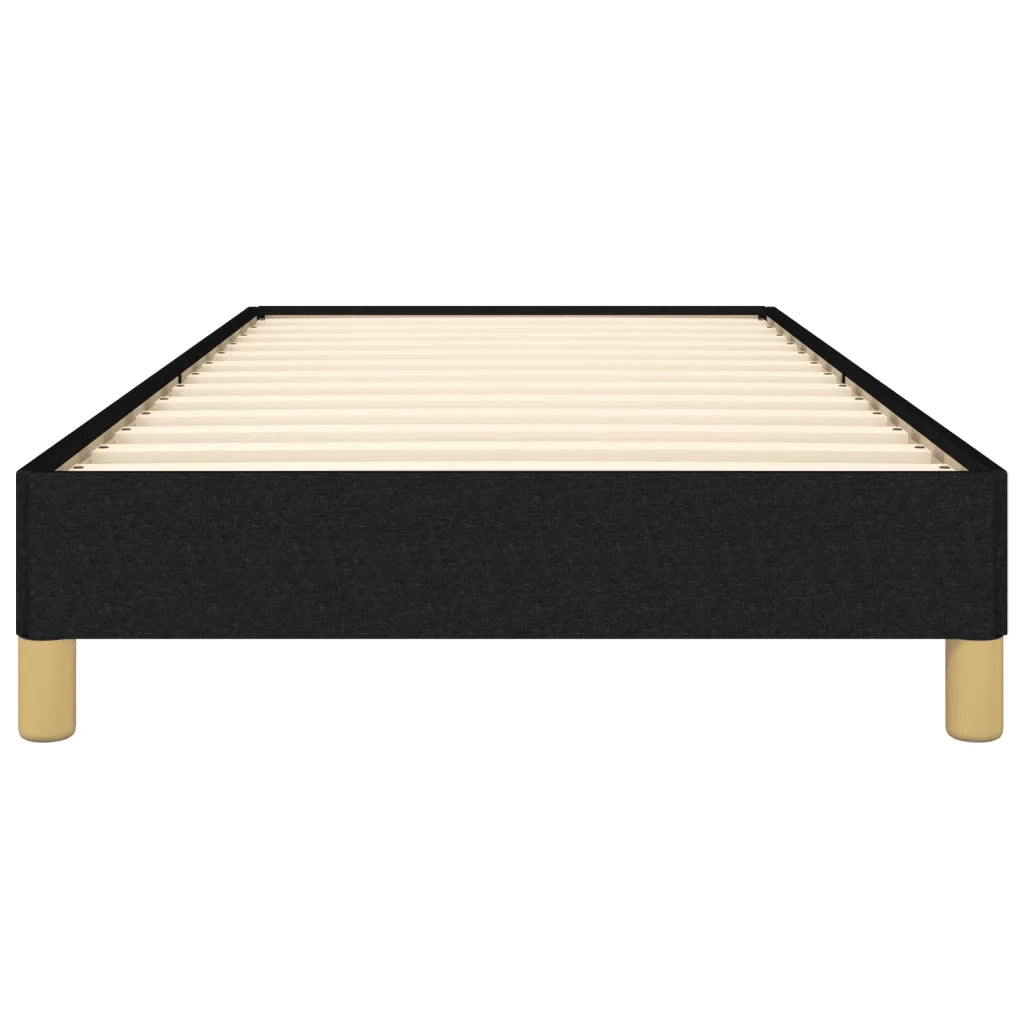Giroletto senza Materasso Nero 90x200 cm in Tessuto 346788