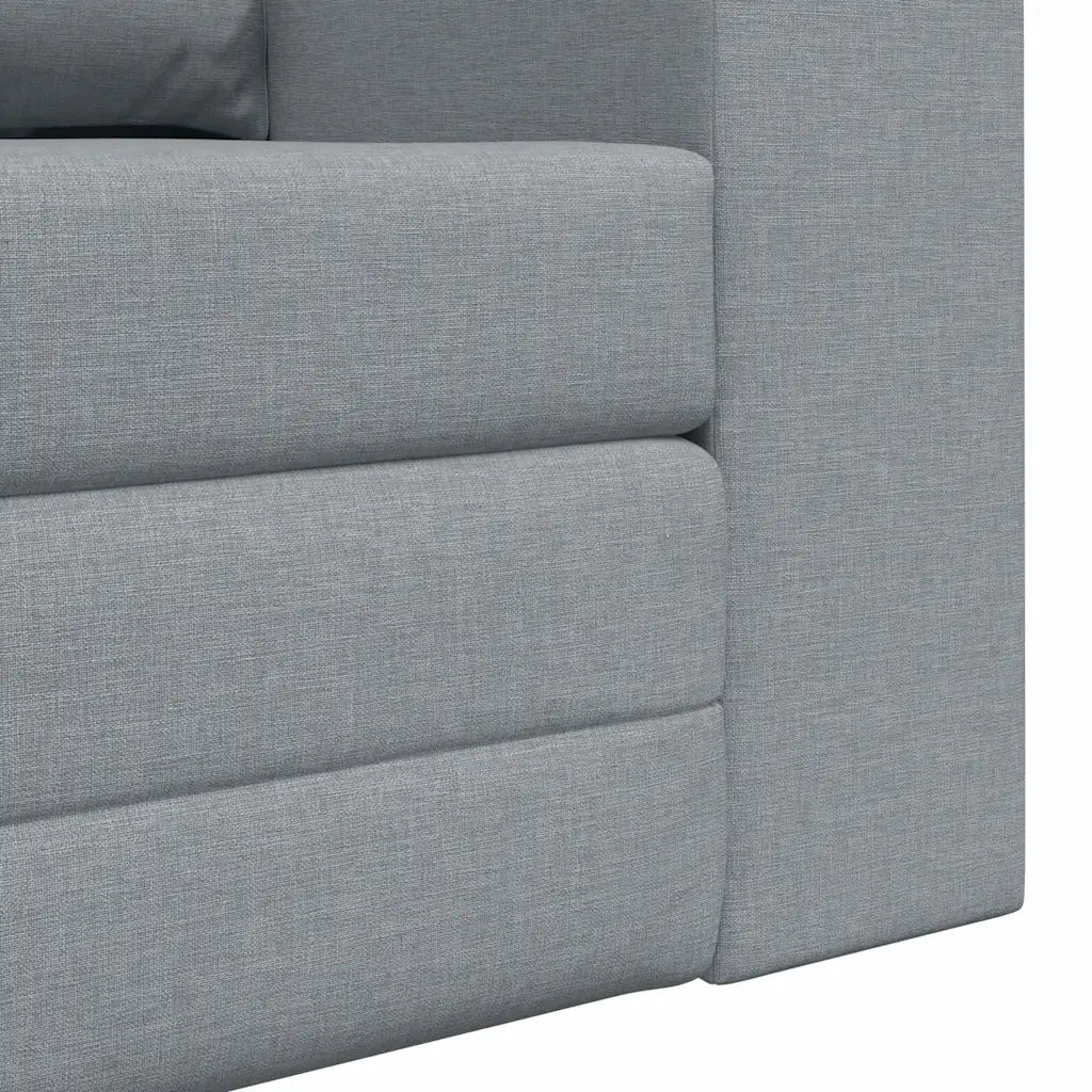 Divano letto | Sof¨¤ letto | Letto singolo 60cm Grigio chiaro Tessuto