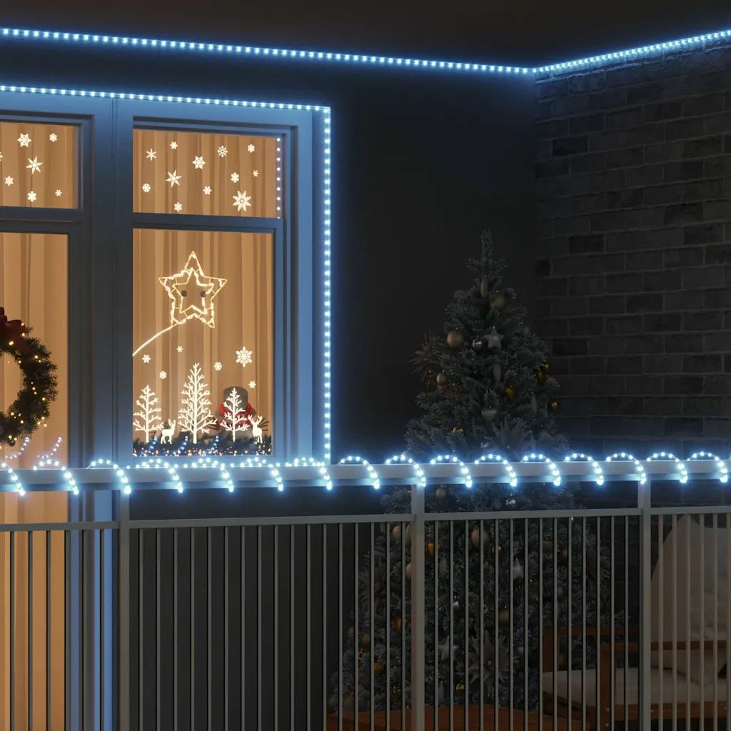 Luce a corda con 120 LED Bianco Freddo 5 m PVC 42018943