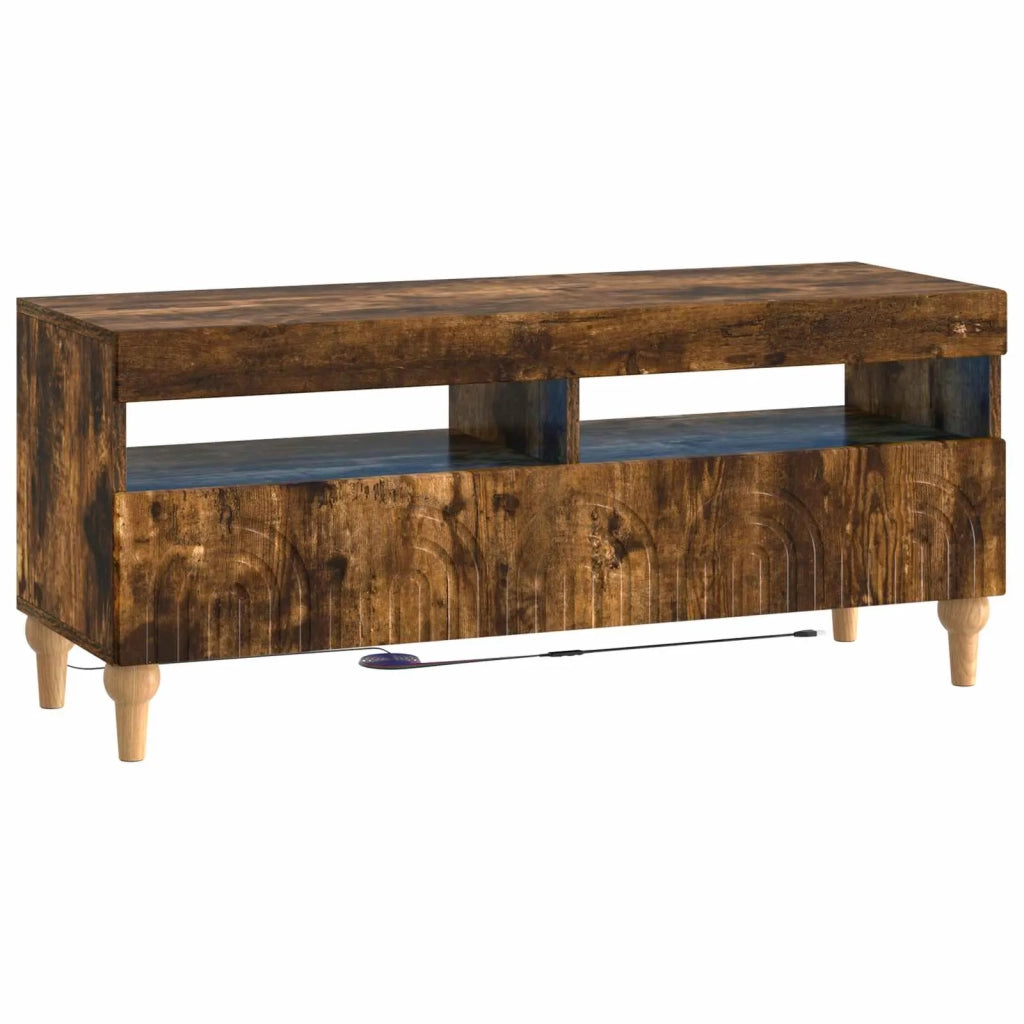 Mobile TV LED Rovere Fumo Legno ingegnerizzato 896330