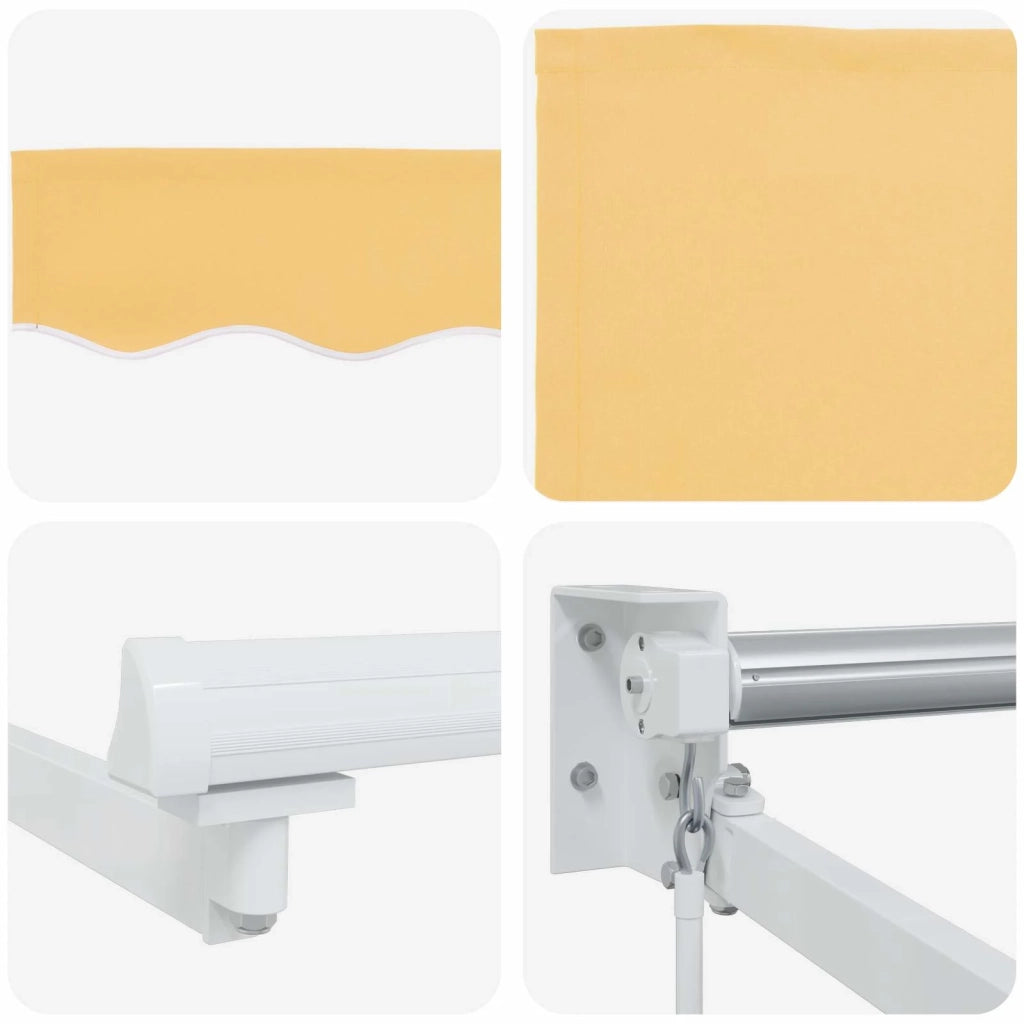 Tenda retrattile manuale con LED Sabbia 3426208