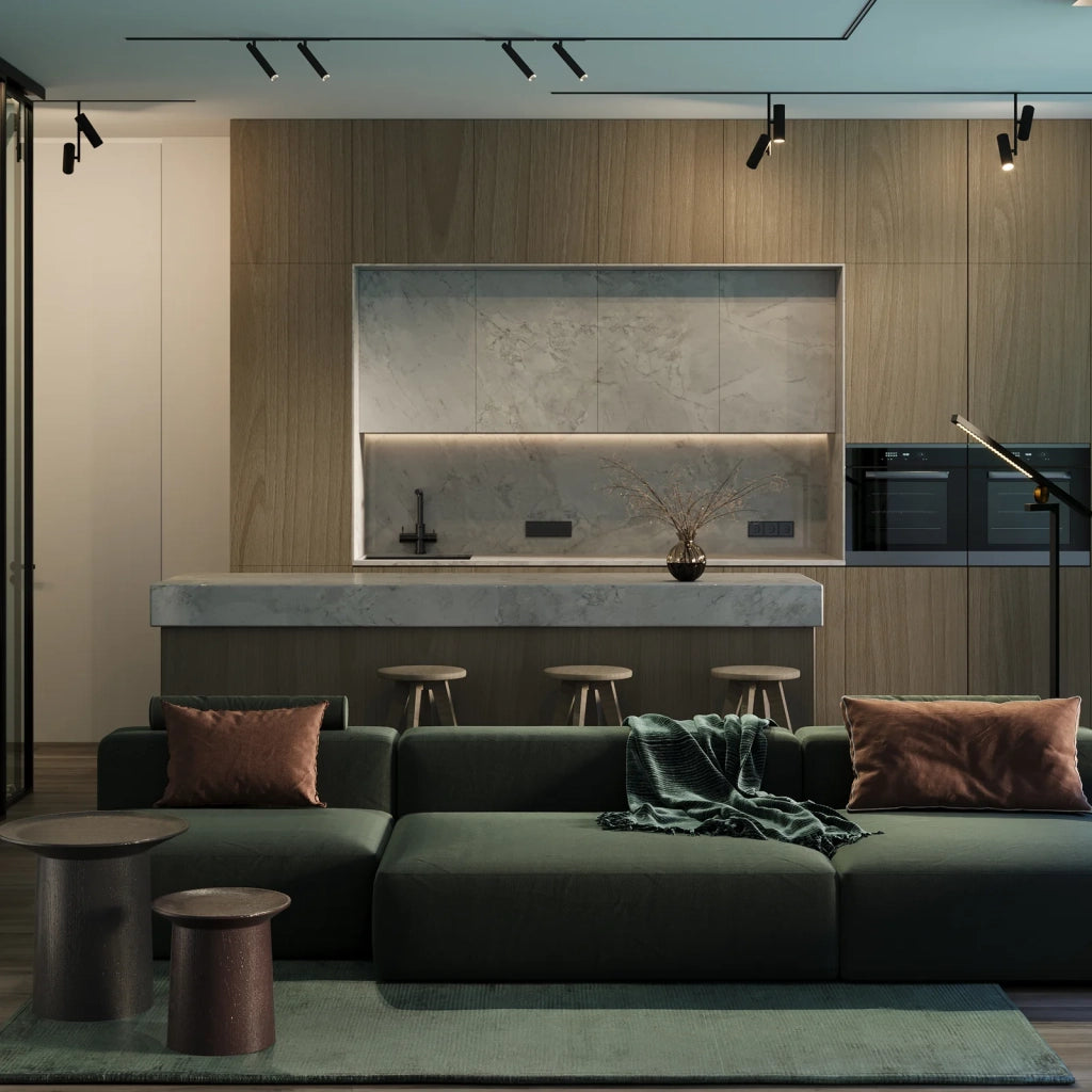 Maytoni Lampada da Binario Exility Focus T 1 luce LED integrato nero alluminio