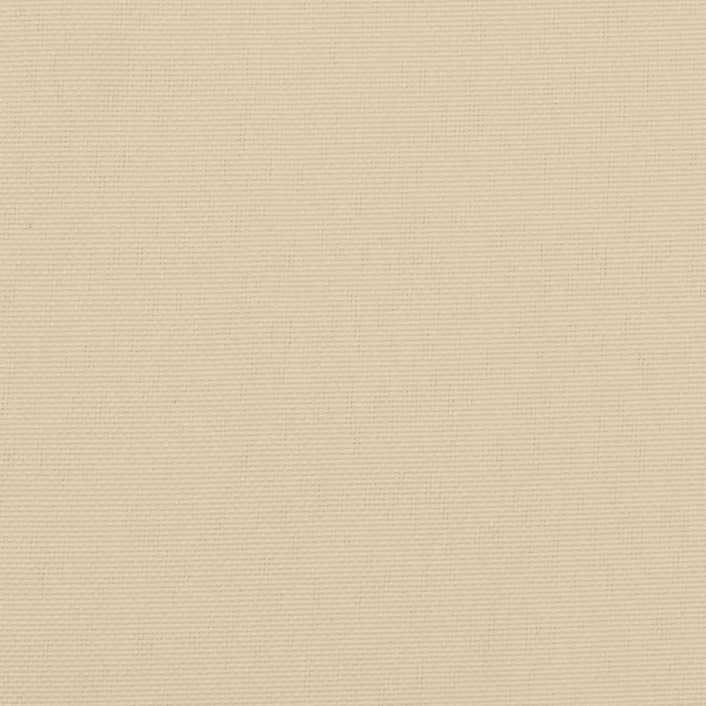 Cuscini per Pallet 2 pz Beige 50x50x7 cm Tessuto Oxford 361516